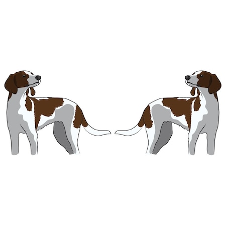 Signmission Treeing Walker Coonhound Dog Decal, Dog Lover Decor Vinyl Sticker D-24-Treeing Walker Coonhound
